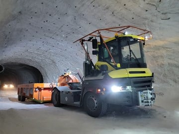Going underground in a salt mine...